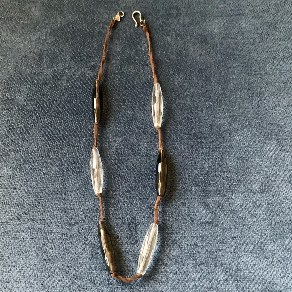 Chan Luu Smokey & Clear Quartz Necklace - Picture 2 of 9